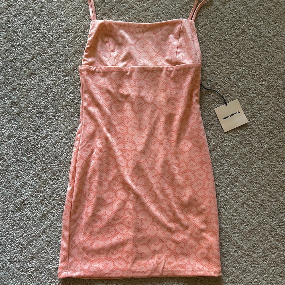 Last day to buy! 🩷 Superdown xxs pink mini dress brand new